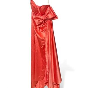 Elegant Bow Evening Gown